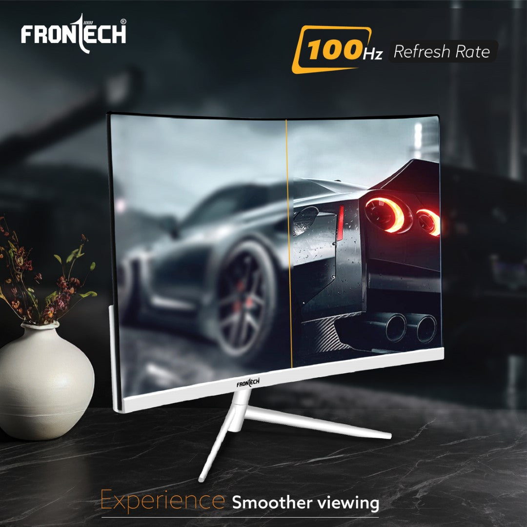 Frontech 24'' Ultima Series Curved LED Monitor | 100Hz, 1920x1080 | 1800R Curve, Bezel-Less Design (MON-0080) Frontech 24'' Ultima Series Curved LED Monitor | 100Hz, 1920x1080 | 1800R Curve, Bezel-Less Design (MON-0080)